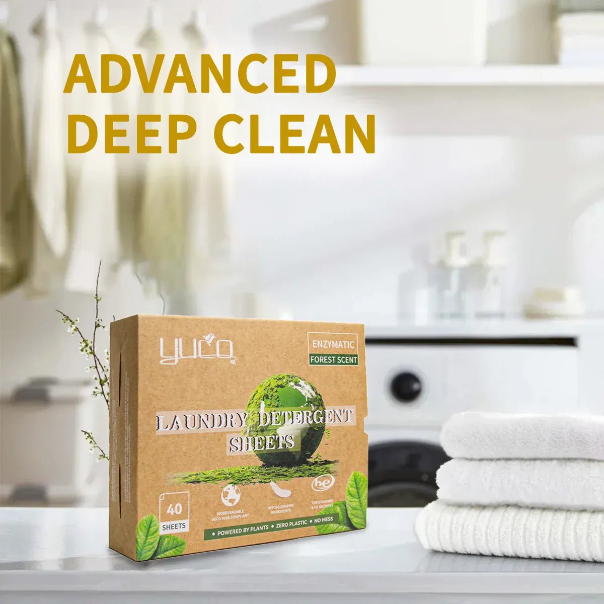 Biodegradable Cloth Washing Strip Hypoallergenic Laundry Detergent Sheets With Enzymes - MERRIADetergentMERRIA