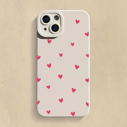 Love Heart iPhone Case - Shockproof Silicone Cover for iPhone Models 16-7iPhone CaseMERRIA