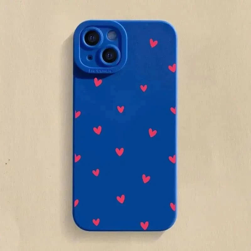 Love Heart iPhone Case - Shockproof Silicone Cover for iPhone Models 16-7iPhone CaseMERRIA