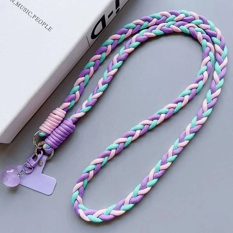 Cartoon Phone Lanyard - Universal Crossbody Rope with Decorative PendantiPhone CaseMERRIA
