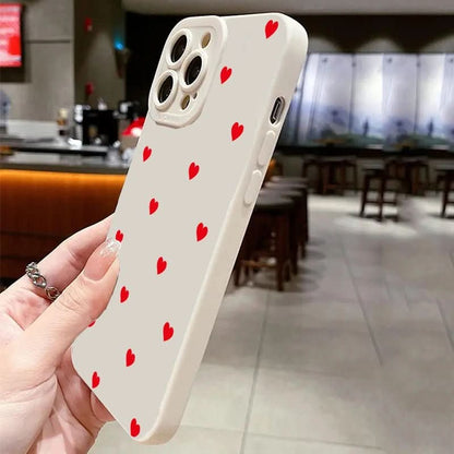 Red Heart iPhone Case - Soft Cover for iPhone Series & Pro Max - MERRIAiPhone CaseMERRIA
