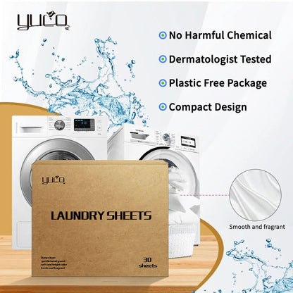 Eco - Friendly Washing Clothes Soap Paper Anti Bacteria Biodegradable 11*14cm Laundry Detergent Sheets - MERRIAMERRIA