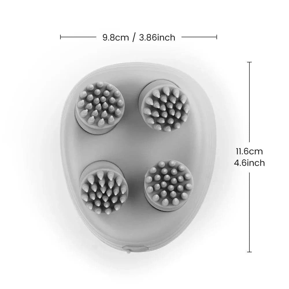 4 Kneading Head Electric Scalp Massager for Hair Growth & Stress ReliefHead MassagerMERRIA