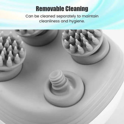 4 Kneading Head Electric Scalp Massager for Hair Growth & Stress ReliefHead MassagerMERRIA
