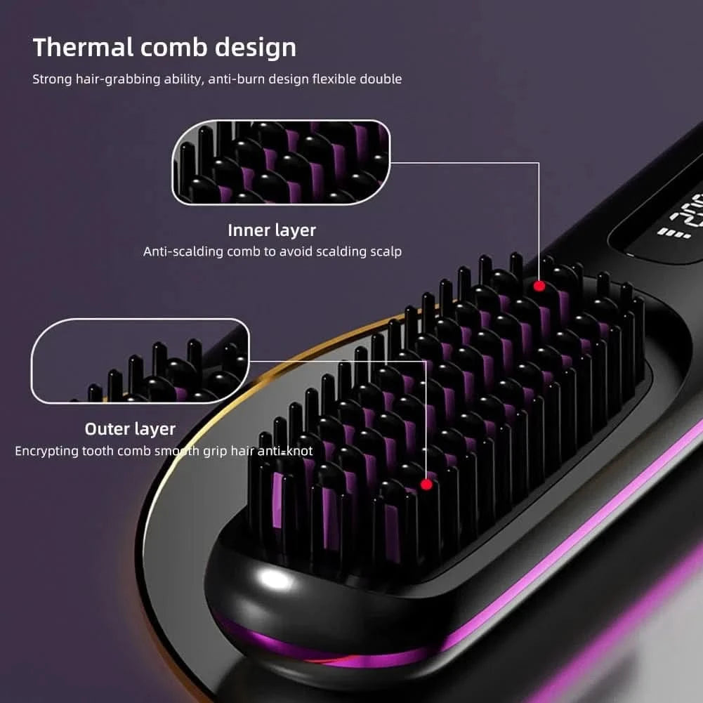 Rechargeable Wireless Ionic Hair Comb - MERRIAHair EssentialMERRIANA