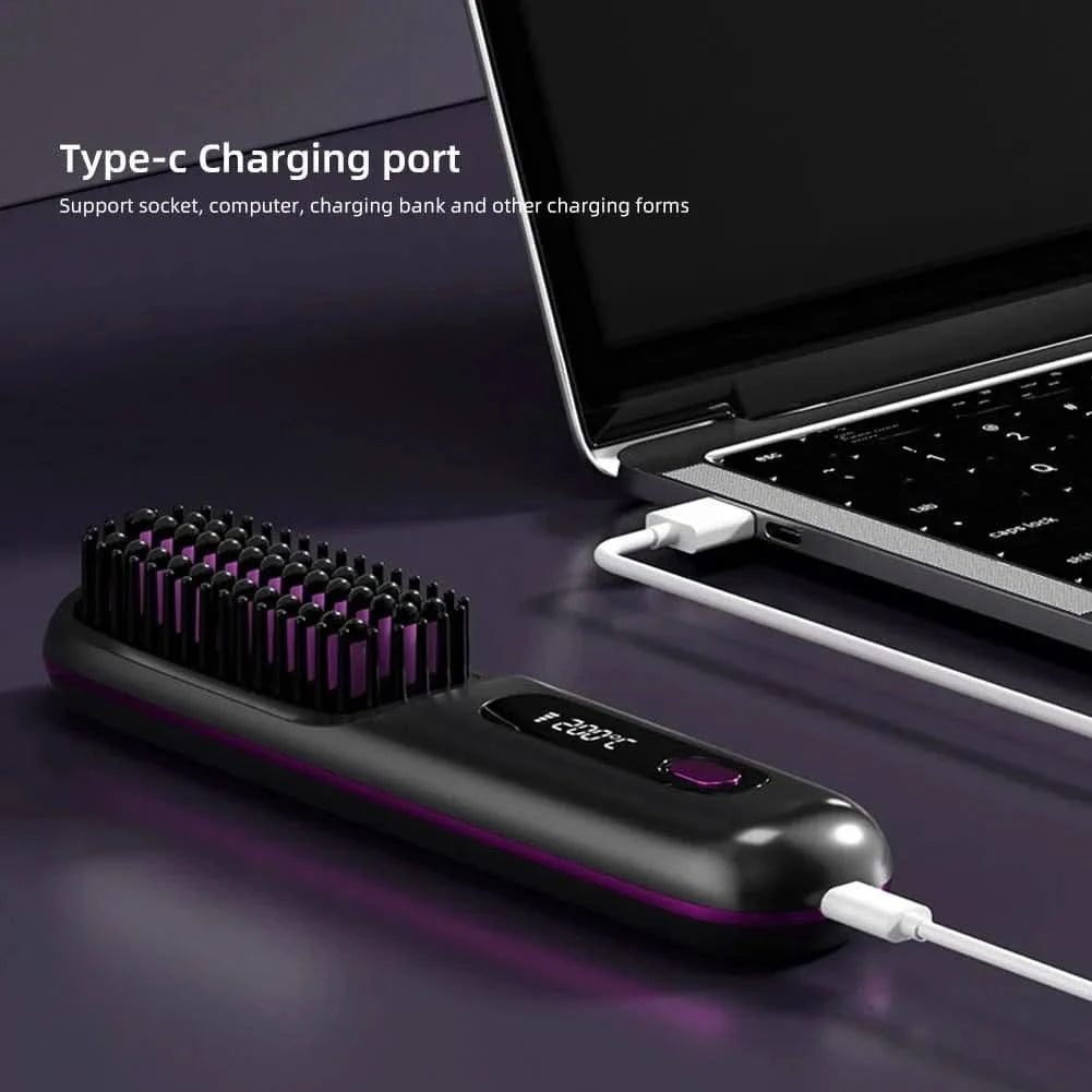Rechargeable Wireless Ionic Hair Comb - MERRIAHair EssentialMERRIANA