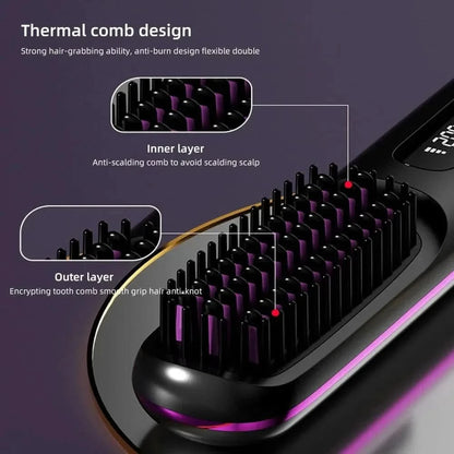 Rechargeable Wireless Ionic Hair Comb - MERRIAHair EssentialMERRIANA