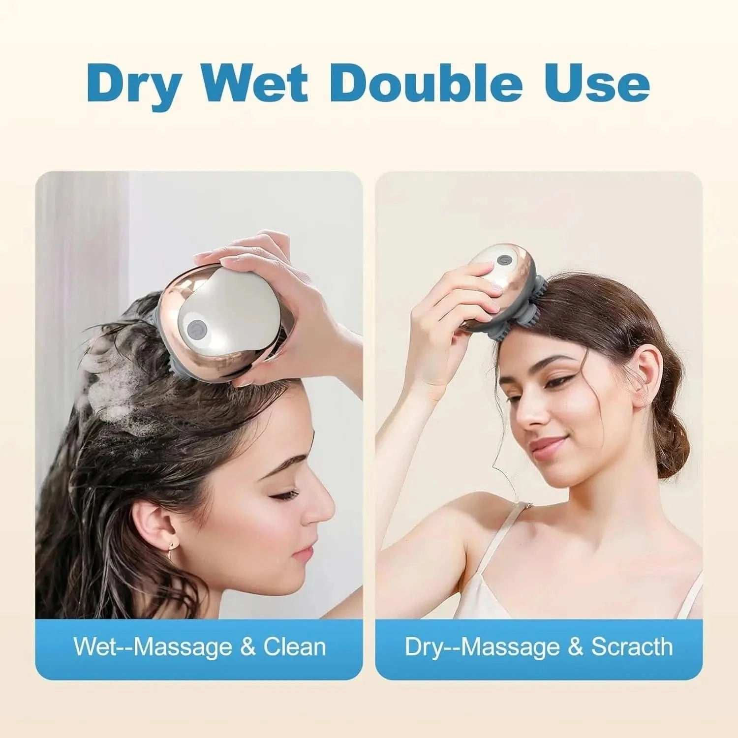 Portable Electric Scalp Massager for Deep Cleaning & Stress ReliefHead MassagerMERRIA