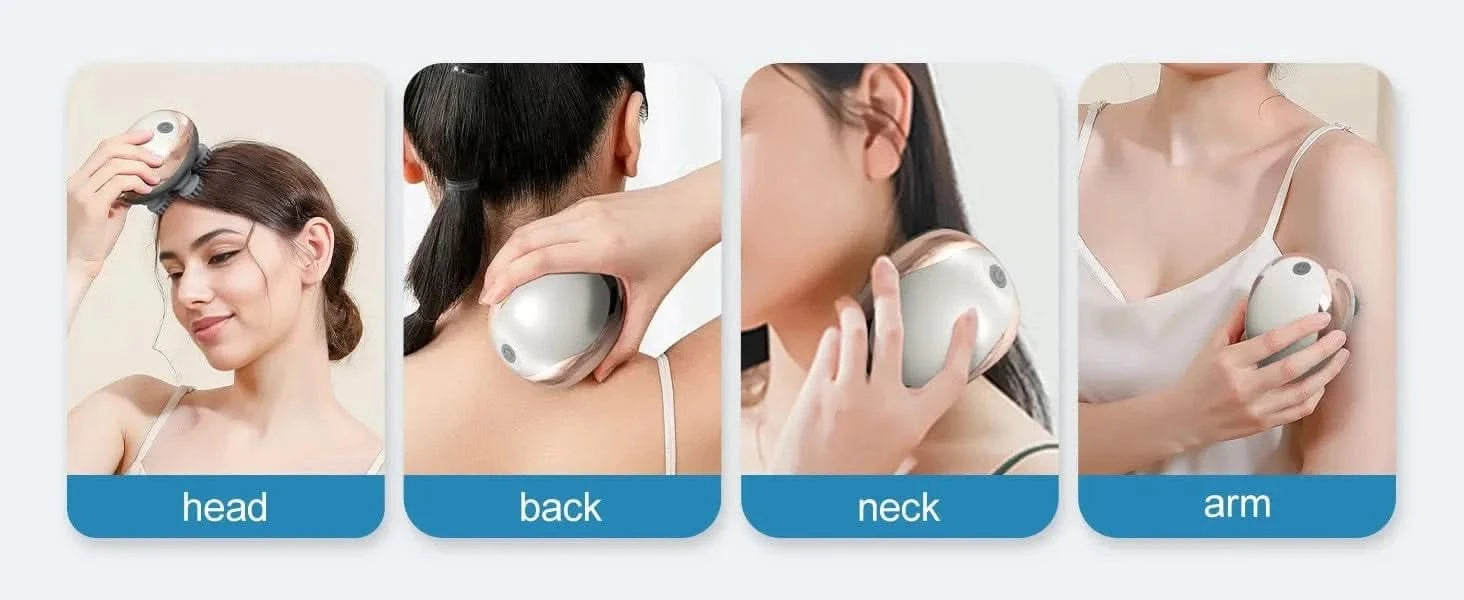 Portable Electric Scalp Massager for Deep Cleaning & Stress ReliefHead MassagerMERRIA