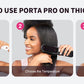 Cordless Negative Ionic Hair Straightener Brush Hot Comb 5000mAh Hair Iron Straightener Hair Straightener and Curler Women Gift