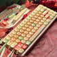 Keyboard wow keycap theme Christmas MOA height full set of five-sided sublimation process