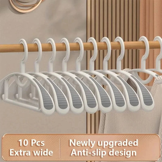 Industrial Plastic Hangers - Wide Shoulder Clothes Drying Rack - MERRIAHangersMERRIA
