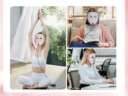 Hello Face LED Mask - Skin Care Therapy Device for Rejuvenation - MERRIAMERRIA