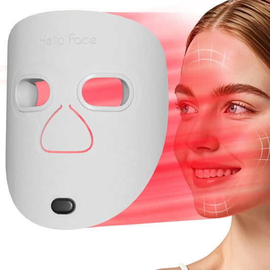 Hello Face LED Mask - Skin Care Therapy Device for Rejuvenation - MERRIAMERRIA