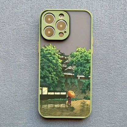 Japanese Scenery Soft iPhone Case for iPhone 14, 15, 16 SeriesiPhone CaseMERRIA