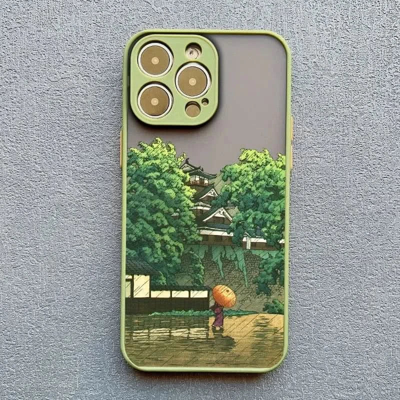 Japanese Scenery Soft iPhone Case for iPhone 14, 15, 16 SeriesiPhone CaseMERRIA