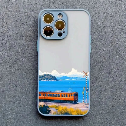 Cloud Tram Soft iPhone Case - for iPhone 16/15/14 Pro Max - MERRIAiPhone CaseMERRIALandscape Cloud Tram Illustration