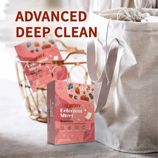 Laundry Detergent Sheets Berry Scent Antibacterial Antifungal Biodegradable Laundry Detergent Sheet With Enzyme - MERRIAMERRIA
