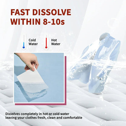 Laundry Detergent Sheets Berry Scent Antibacterial Antifungal Biodegradable Laundry Detergent Sheet With Enzyme - MERRIAMERRIA