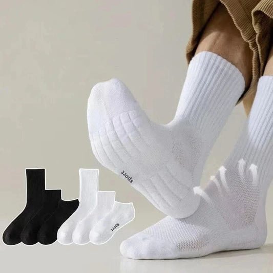 Men's Breathable Running Socks with Cushioned Sole - MERRIAAdult SocksMERRIA