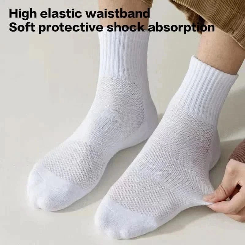 Men's Breathable Running Socks with Cushioned Sole - MERRIAAdult SocksMERRIA