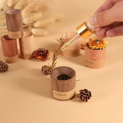Portable Wooden Essential Oil Diffuser for Car, Desk & OfficeFragrance DiffuserMERRIA