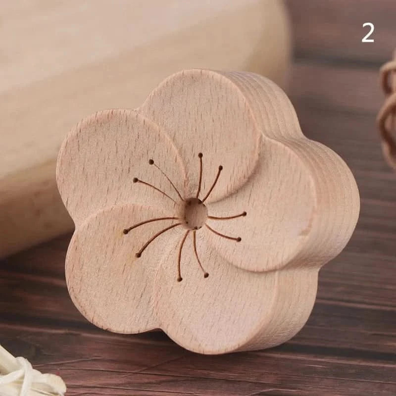 Portable Wooden Essential Oil Diffuser for Car, Desk & OfficeFragrance DiffuserMERRIA