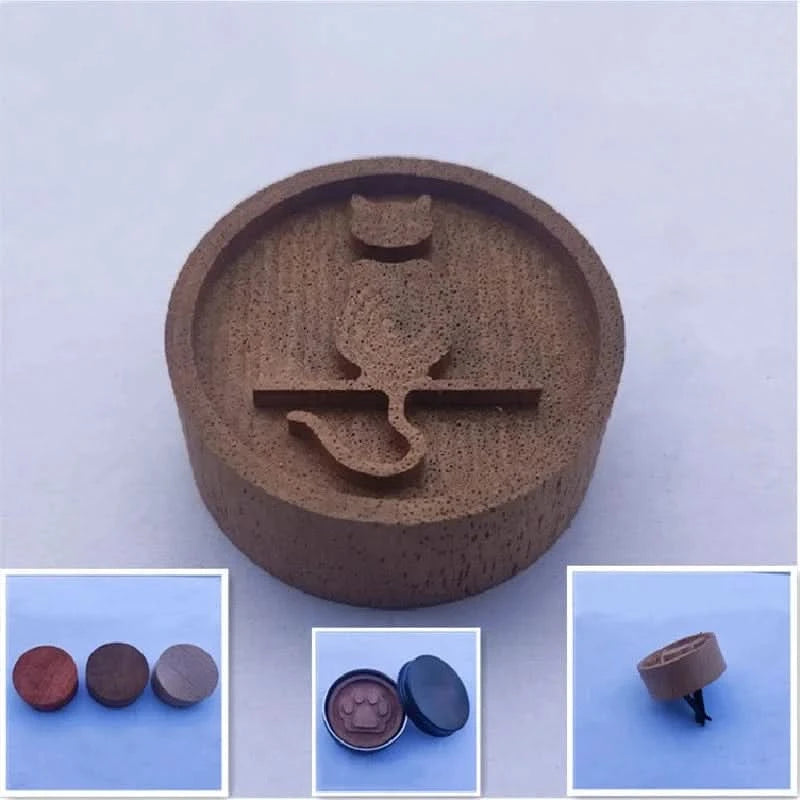 Portable Wooden Essential Oil Diffuser for Car, Desk & OfficeFragrance DiffuserMERRIA