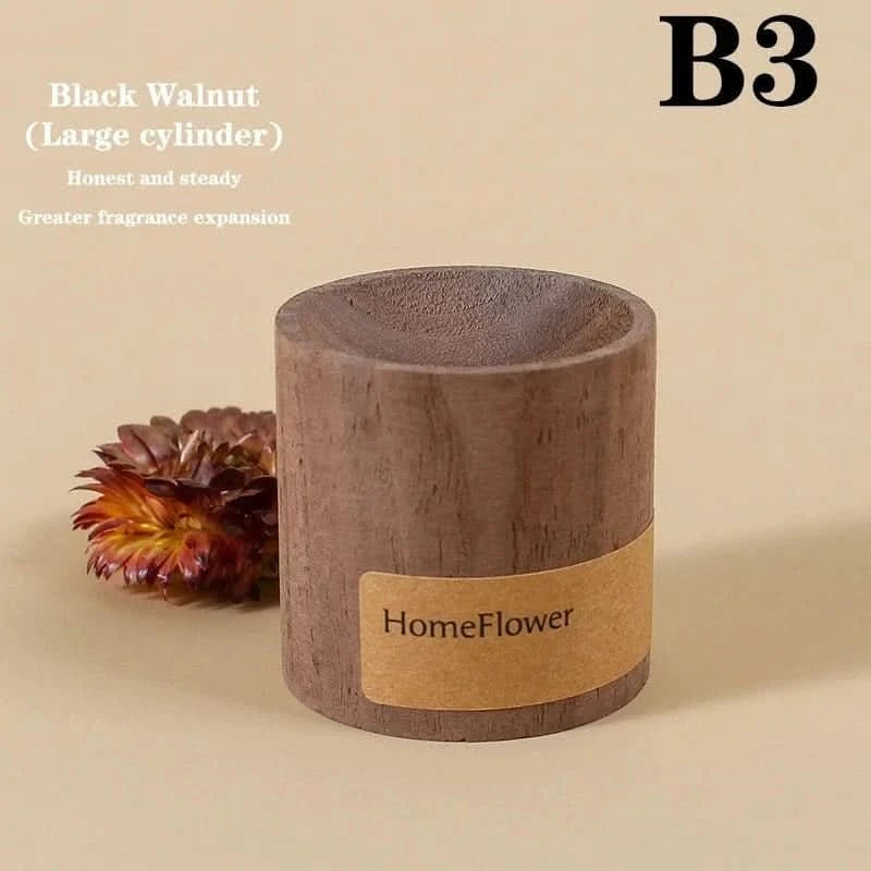 Portable Wooden Essential Oil Diffuser for Car, Desk & OfficeFragrance DiffuserMERRIA