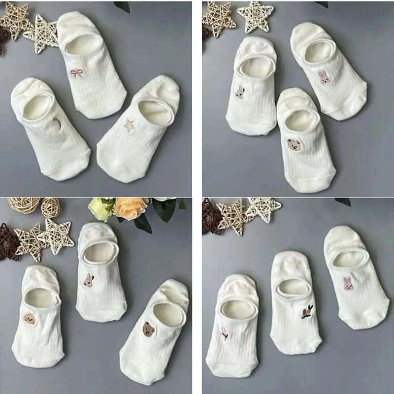 10 Pairs Cute Cartoon Toe Socks Set for Women - MERRIAAdult SocksMERRIA