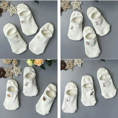 10 Pairs Cute Cartoon Toe Socks Set for Women - MERRIAAdult SocksMERRIA