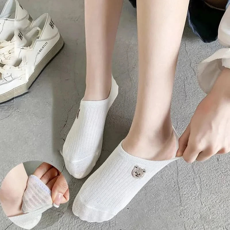 10 Pairs Cute Cartoon Toe Socks Set for Women - MERRIAAdult SocksMERRIA