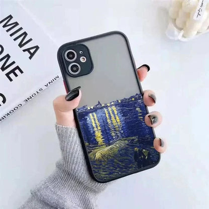 Van Gogh Art iPhone Case - Oil Painting Cover for iPhone 14, 15, 16 - MERRIAiPhone CaseMERRIAVan Gogh Art iPhone Case