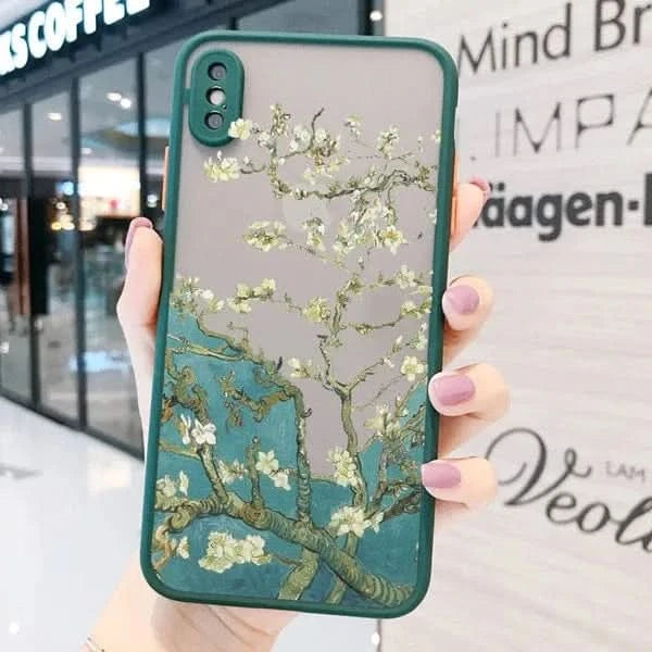 Van Gogh Art iPhone Case - Oil Painting Cover for iPhone 14, 15, 16 - MERRIAiPhone CaseMERRIAVan Gogh Art iPhone Case