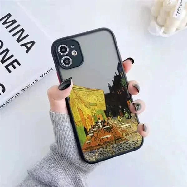 Van Gogh Art iPhone Case - Oil Painting Cover for iPhone 14, 15, 16 - MERRIAiPhone CaseMERRIAVan Gogh Art iPhone Case