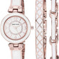 Anne Klein Women's Premium Crystals Watch & Bracelet