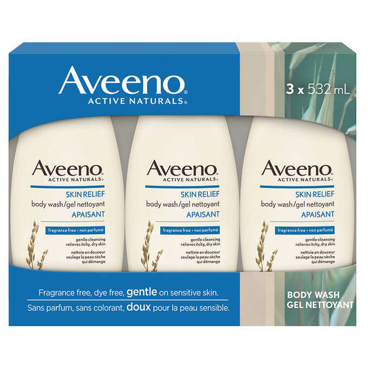 Aveeno Skin Relief Body Wash 532 ml Set