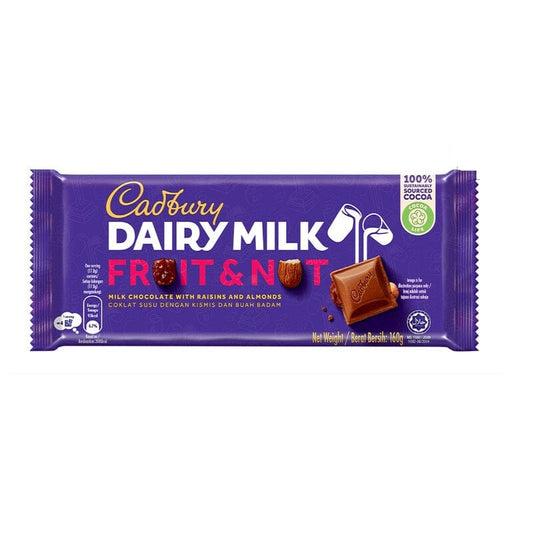 Cadbury Fruit and Nut Bar 160g