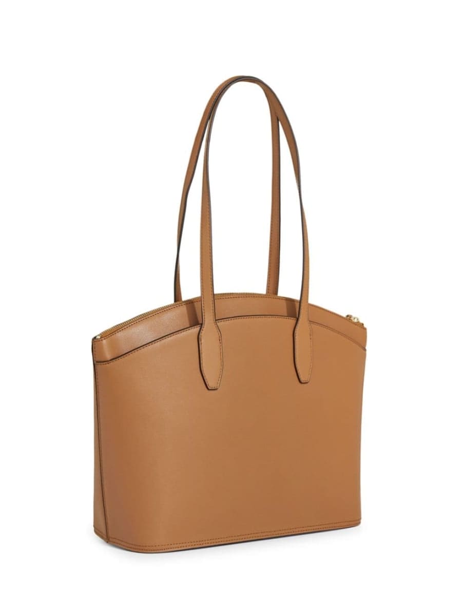 Calvin Klein Lock Leather Tote Bag