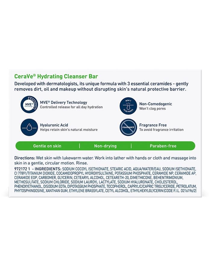 Cerave Hydrating Cleanser Bar