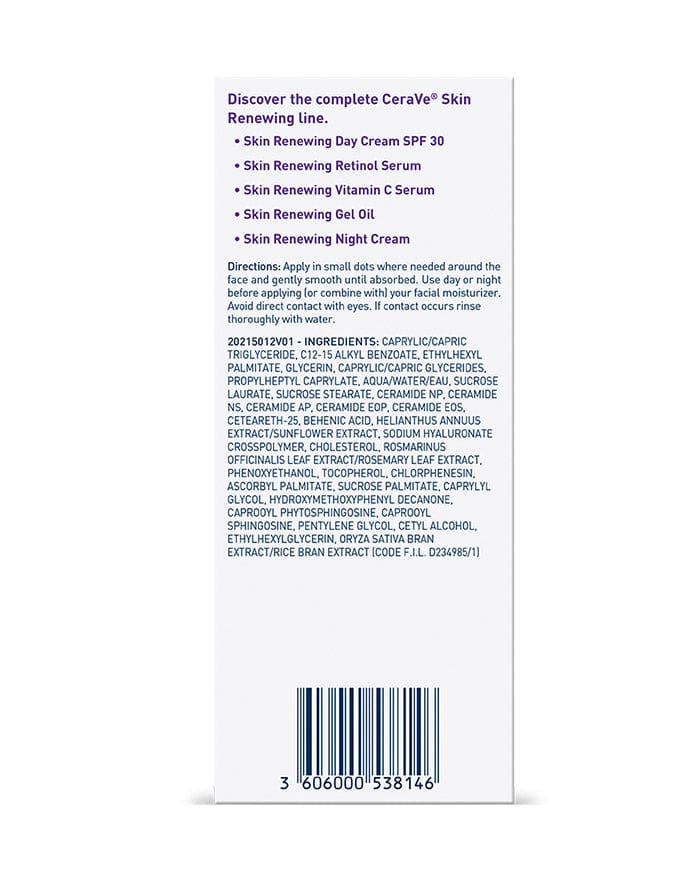 Cerave Skin Renewing Gel Oil