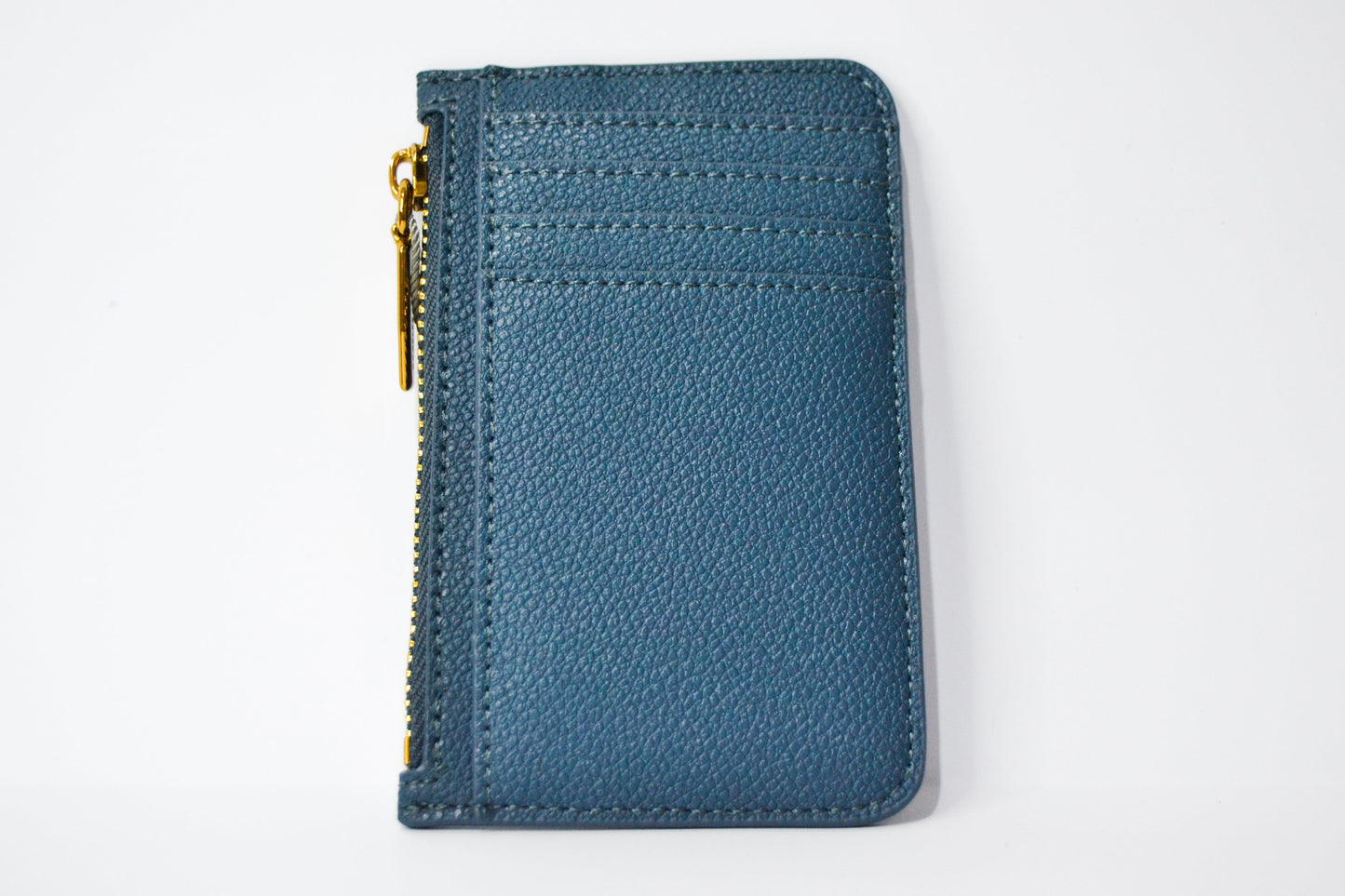 Charles & Keith Top Zip Card Holder - Ocean