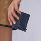 Charles & Keith Snap Button Card Holder - Navy
