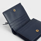 Charles & Keith Snap Button Card Holder - Navy