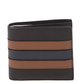 Coach 3 In 1 PECD Varsity Stripe Wallet In Black Saddle
