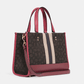 Coach Dempsey Carryall In Signature Jacquard With Stripe And Coach Patch