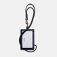 Coach Id Lanyard With Garden Plaid Print