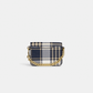 Coach Poppy Crossbody With Card Case With Garden Plaid Print