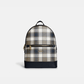 Coach Kenley Backpack With Garden Plaid Print