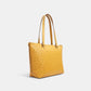 Coach Gallery Tote Signature Perforated Leather